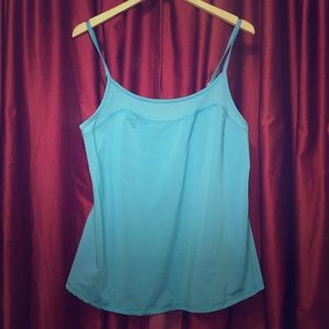 Blue Mesh Tank